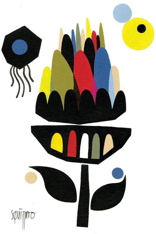 Artichaut Cosmique by Antony Squizzato wall art