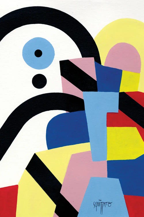 Black Rainbow Joe by Antony Squizzato wall art