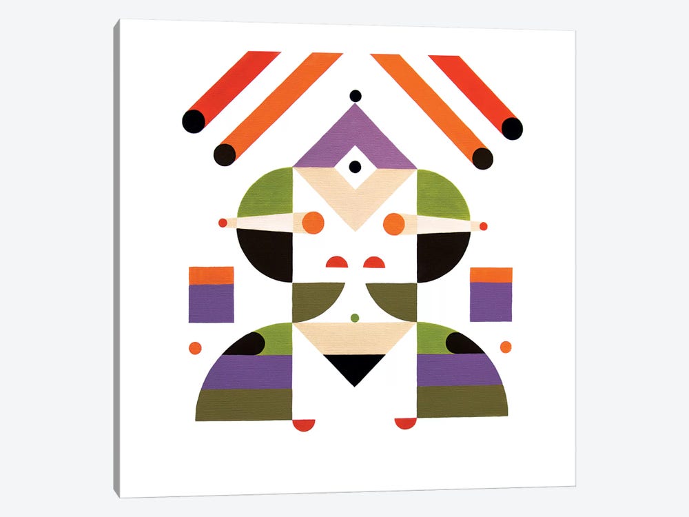 Abstract Girl by Antony Squizzato 1-piece Art Print