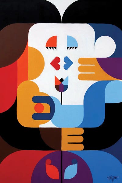A Kiss In Rio by Antony Squizzato framed wall art