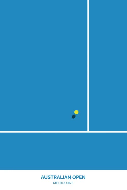 Australian Open by avesix wall art