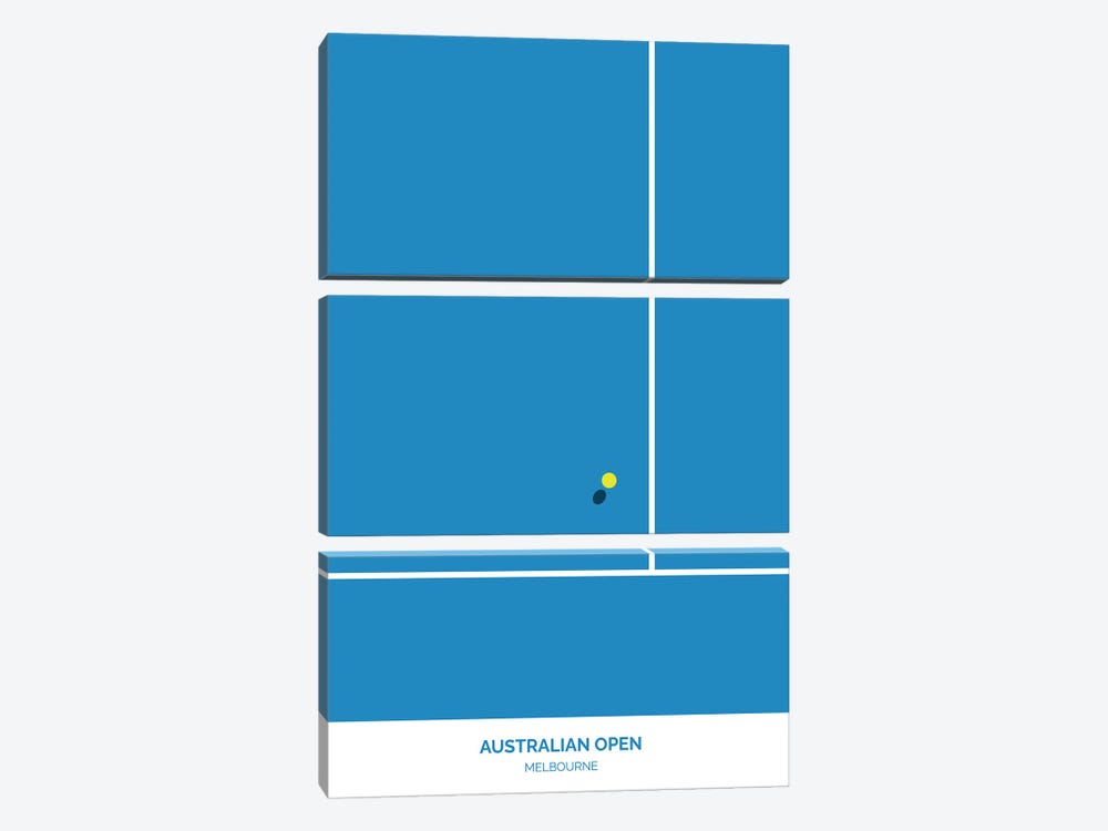 Australian Open by avesix 3-piece Canvas Artwork