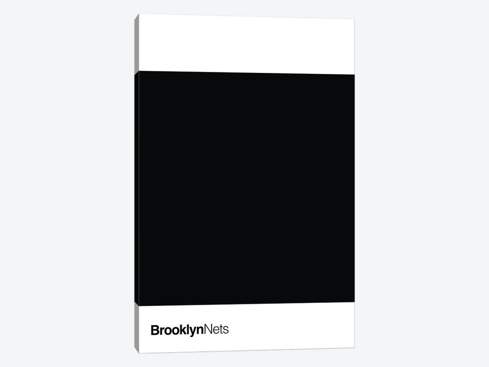 Brooklyn Nets Basketball by avesix 1-piece Canvas Art Print