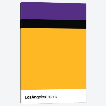 Los Angeles Lakers Basketball Canvas Print #ASX115} by avesix Canvas Print