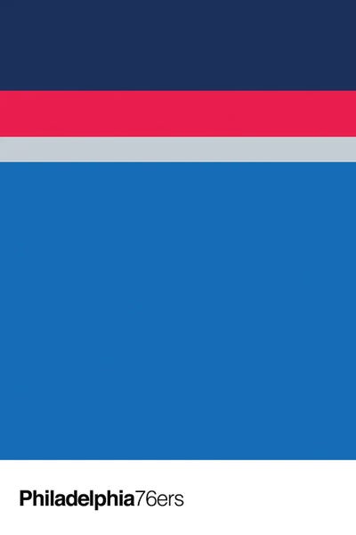 Philadelphia 76Ers Basketball by avesix framed wall art