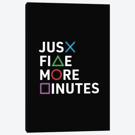 Just Five More Minutes Canvas Print #ASX152} by avesix Canvas Artwork