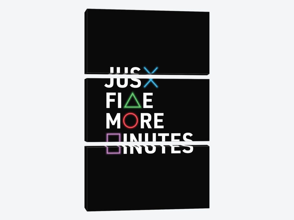 Just Five More Minutes by avesix 3-piece Canvas Print