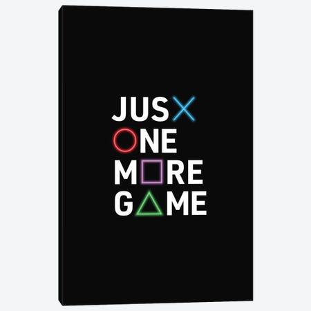 Just One More Game Canvas Print #ASX156} by avesix Art Print