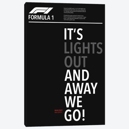 It's Lights Out And Away We Go Canvas Print #ASX170} by avesix Canvas Artwork