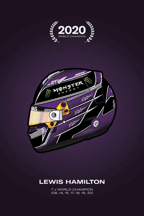 Lewis Hamilton Championship Helmet