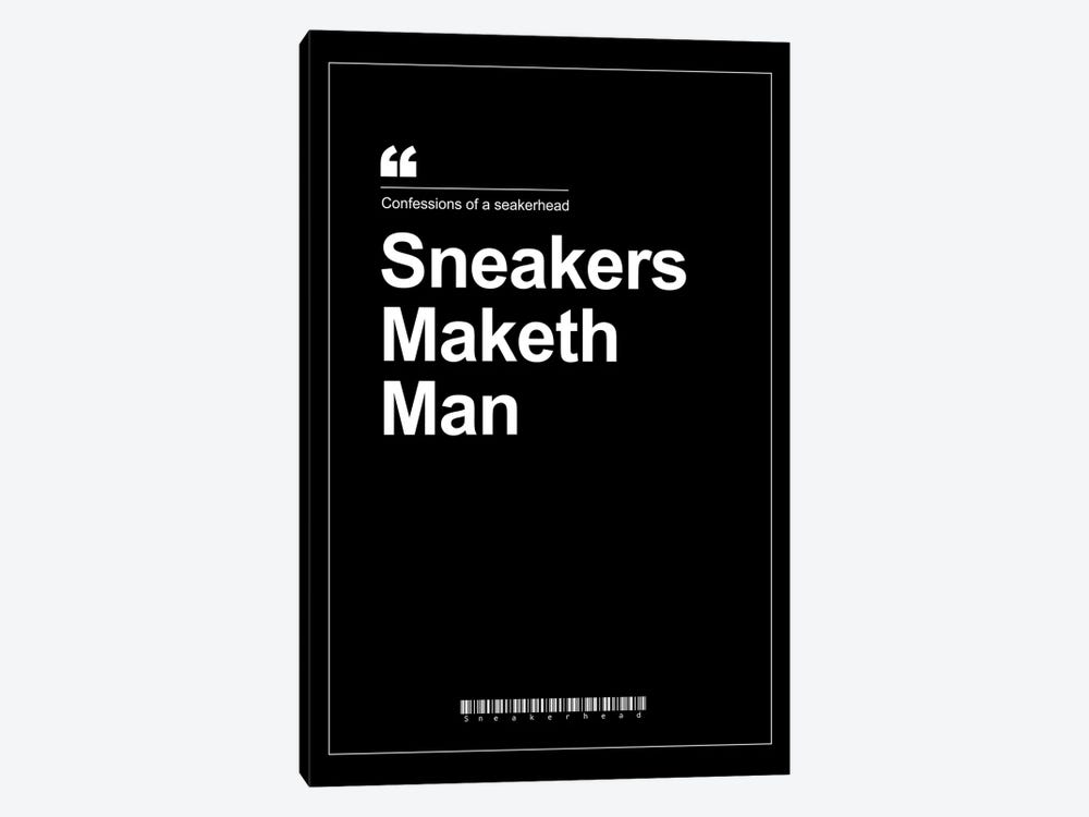 Sneakers Maketh Man by avesix 1-piece Art Print
