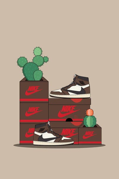 Sneakers: Travis Scott Cactus Jack by avesix