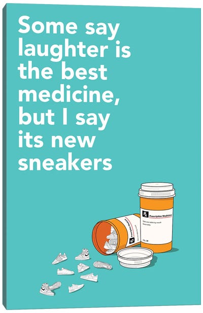 Sneaker Medicine Canvas Art Print