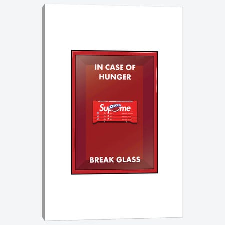 In Case Of Hunger, Break Glass Canvas Print #ASX186} by avesix Canvas Art