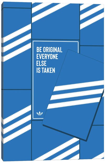 Be Original Canvas Art Print - Sneaker Art