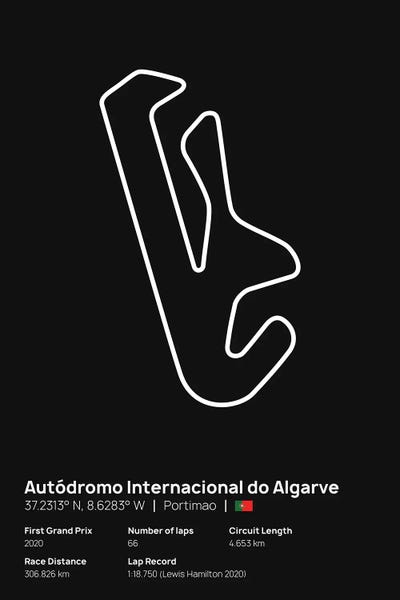 F1- Algarve Circuit by avesix canvas print