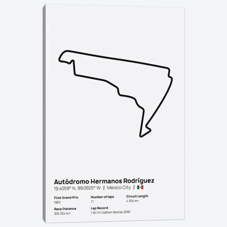 F1- Autódromo Hermanos Rodríguez Canvas Print #ASX197} by avesix Canvas Print