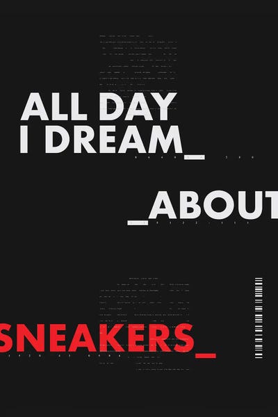 Sneakers: All Day I Dream About Sneakers I by avesix