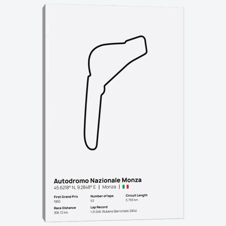F1- Autodromo Nazionale Monza Canvas Print #ASX201} by avesix Canvas Art