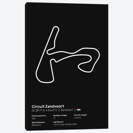 F1- Circuit Zandvoort Canvas Print #ASX216} by avesix Canvas Artwork