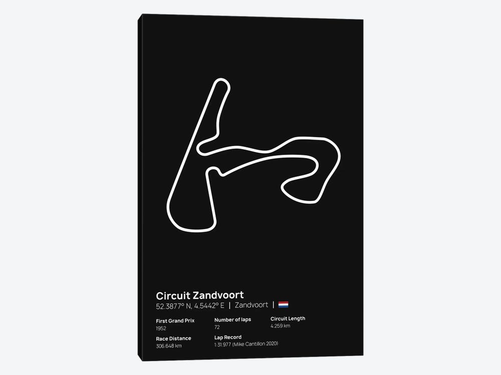 F1- Circuit Zandvoort by avesix 1-piece Canvas Art Print