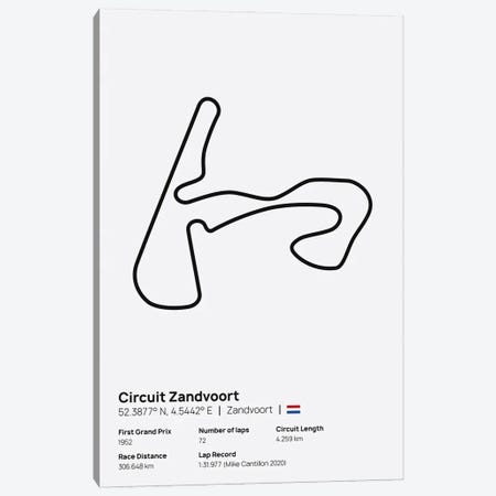F1- Circuit Zandvoort Canvas Print #ASX217} by avesix Canvas Art