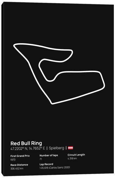 F1- Red Bull Ring Canvas Art Print - Auto Racing Art