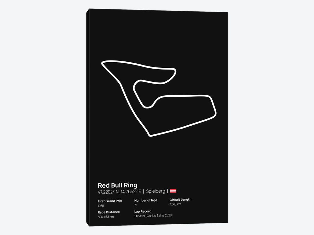 F1- Red Bull Ring by avesix 1-piece Canvas Artwork