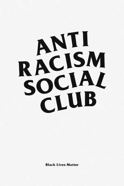 Anti Racism Social Club I by avesix framed wall art