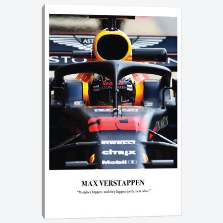 Max Verstappen Cockpit Canvas Print #ASX253} by avesix Canvas Print