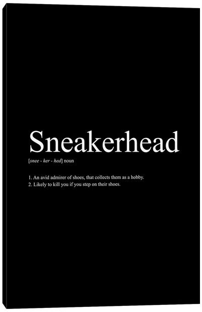Sneakerhead Definition I Canvas Art Print - Sneaker Art