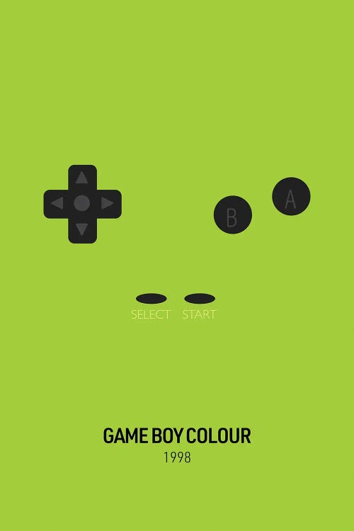 Minimalist Game Boy Colour (Green)