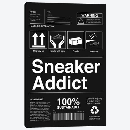 Sneaker Addict I Canvas Print #ASX2} by avesix Canvas Artwork