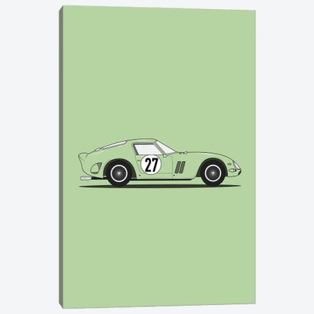 Ferrari 250 GTO (Green Edition) Canvas Print #ASX31} by avesix Canvas Print