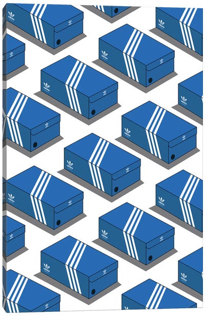 Adidas Shoe Box Canvas Art Print - Sneaker Art
