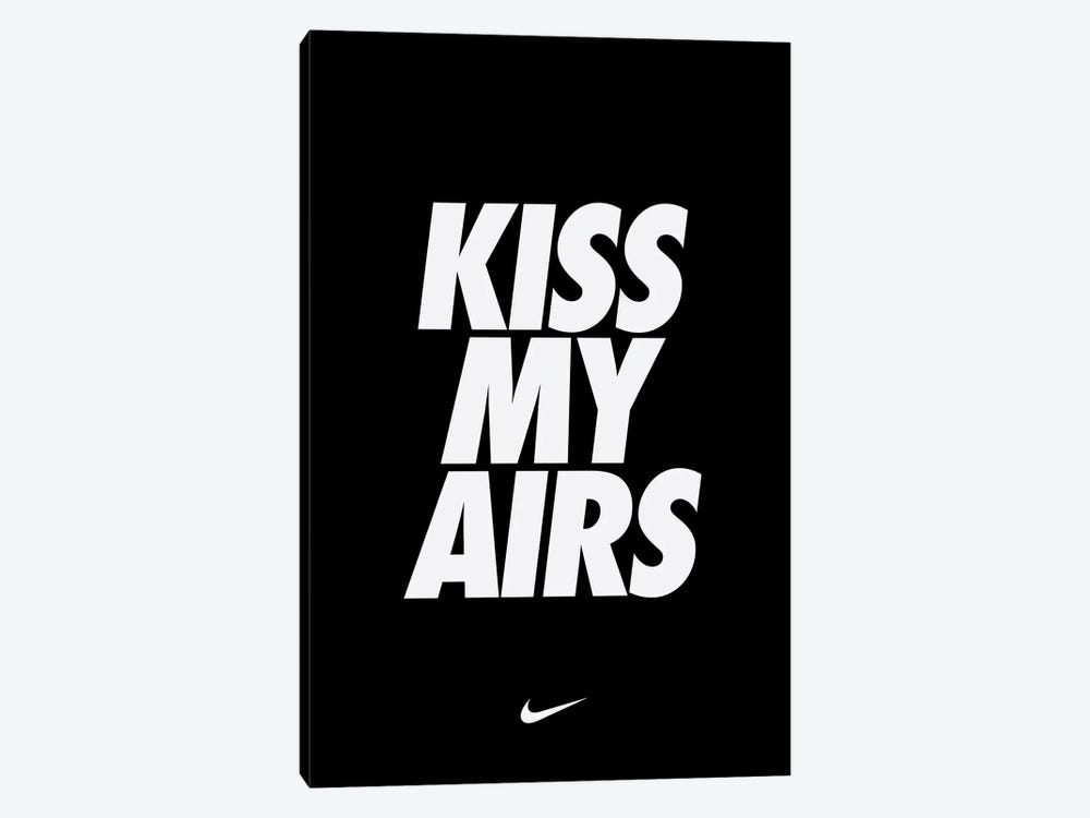Kiss My Airs (Black) by avesix 1-piece Art Print