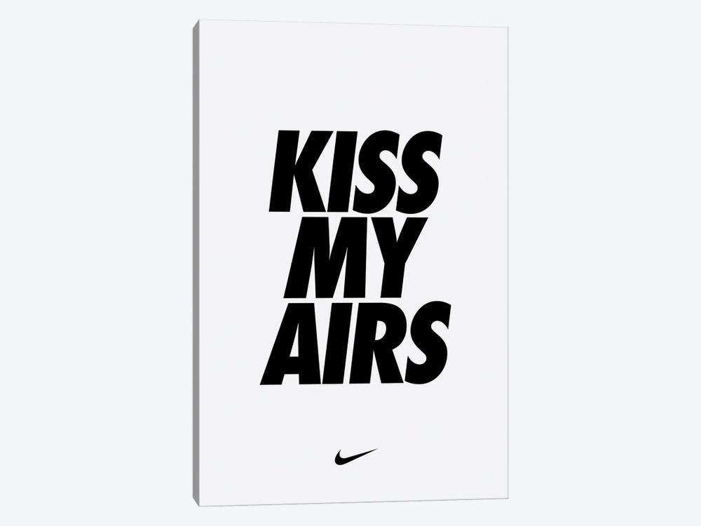 Kiss My Airs (White) by avesix 1-piece Canvas Artwork