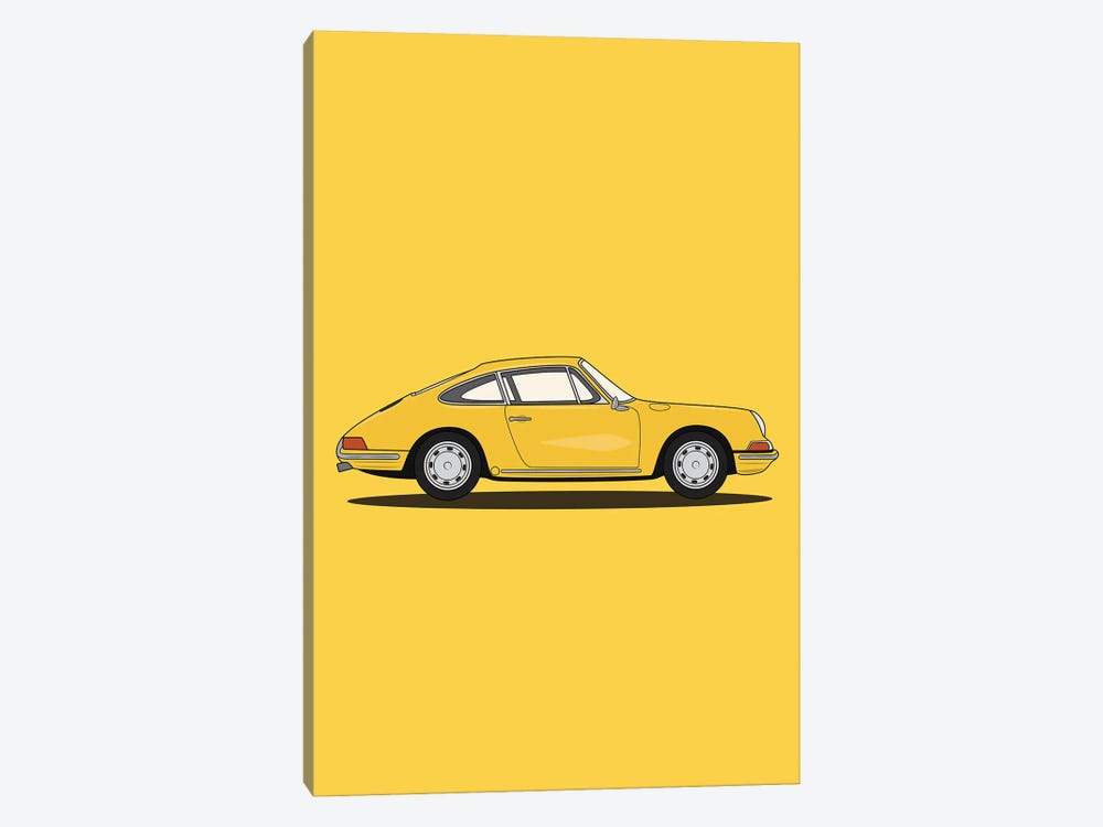 Porsche 911-901 (Yellow Edition) by avesix 1-piece Canvas Art