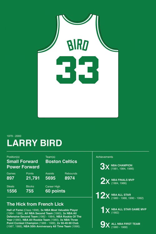 Larry Bird Career Stats