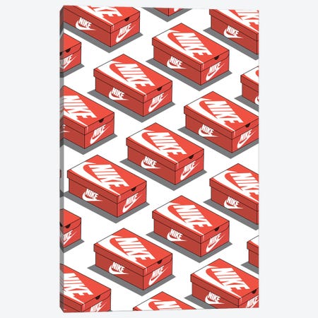 Nike Shoe Box Canvas Print #ASX383} by avesix Canvas Print
