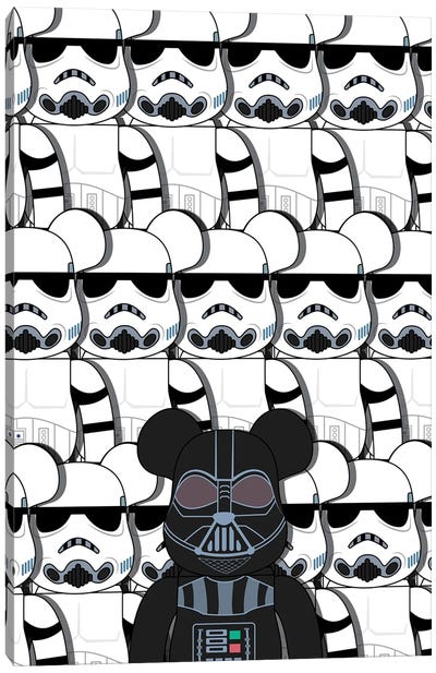 Star Wars Bearbrick Canvas Art Print - Darth Vader