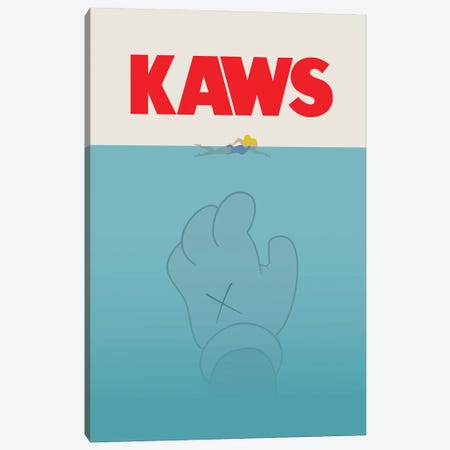Kaws Movie Poster Canvas Print #ASX398} by avesix Canvas Artwork