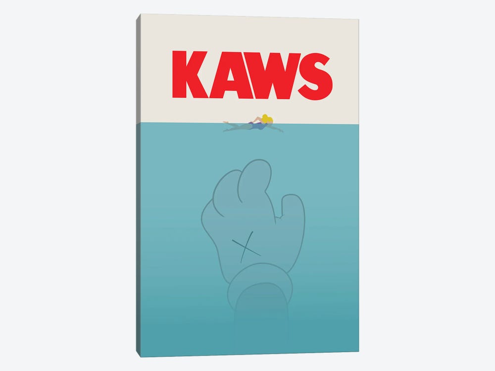 Kaws Movie Poster by avesix 1-piece Canvas Wall Art