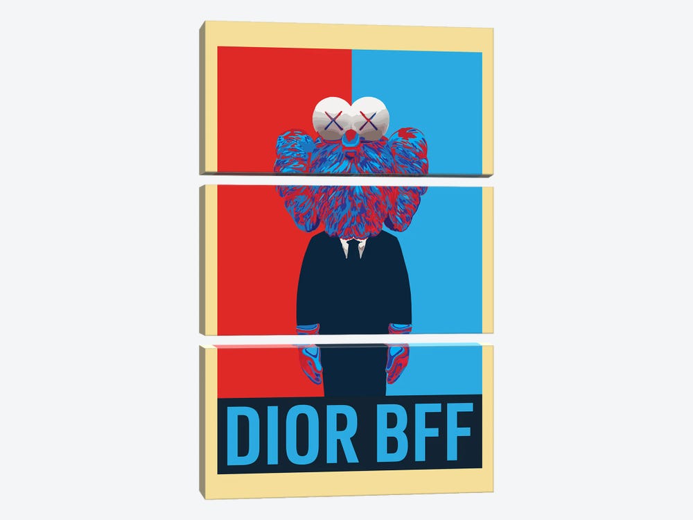 Dior BFF by avesix 3-piece Art Print
