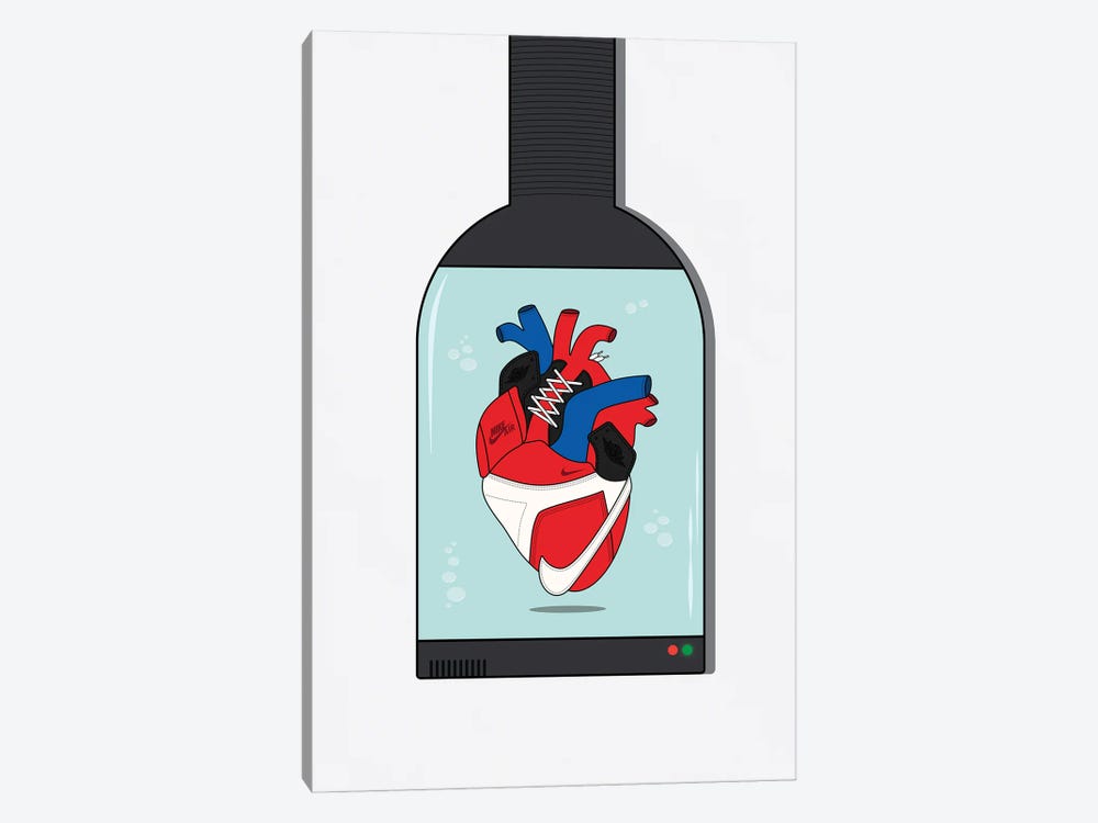 Sneaker Heart Capsule by avesix 1-piece Canvas Artwork