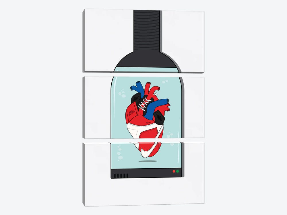 Sneaker Heart Capsule by avesix 3-piece Canvas Wall Art