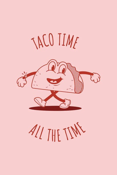 avesix: Taco Time (Pink) by avesix