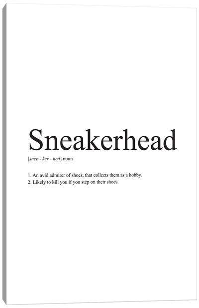 Sneakerhead Definition Canvas Art Print - Sneaker Art