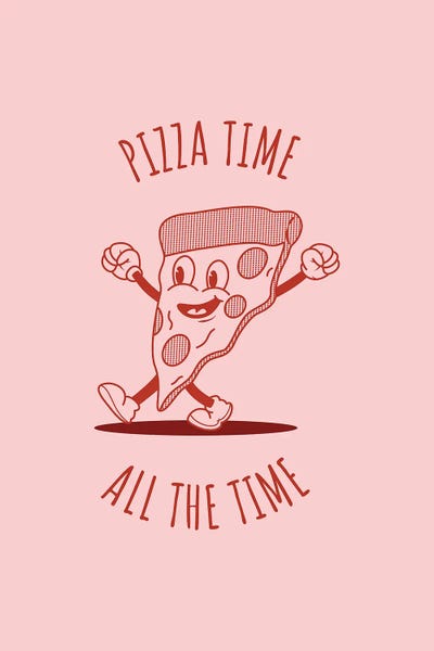 Pizza Time by avesix framed wall art