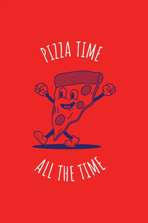 Pizza Time - Red